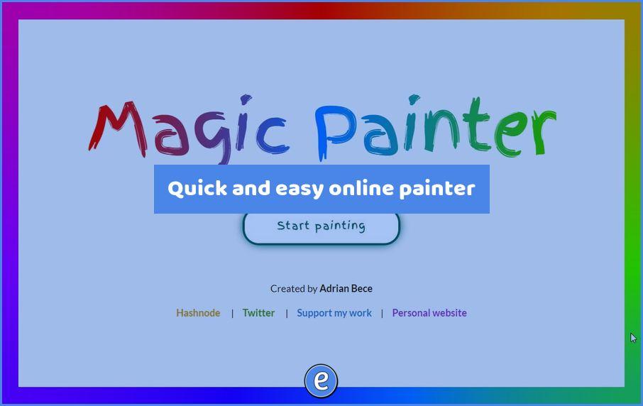 Quick and easy online painter