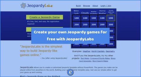 Create your own Jeopardy games for free with JeopardyLabs Eduk8me