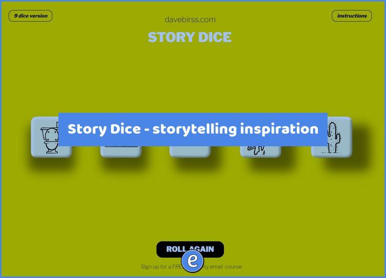 Story Dice – storytelling inspiration