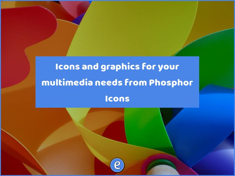 Icons and graphics for your multimedia needs from Phosphor Icons