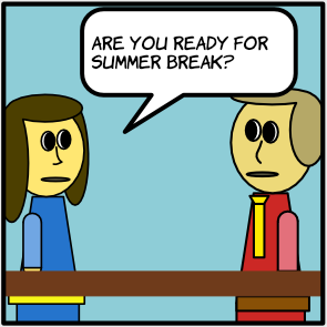 Summer Break for Teachers #comic