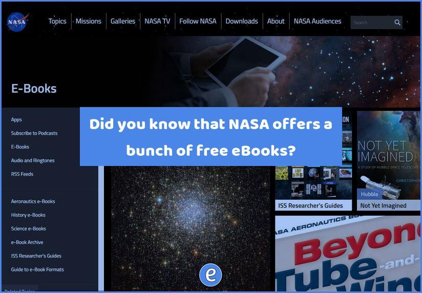 Did you know that NASA offers a bunch of free eBooks?