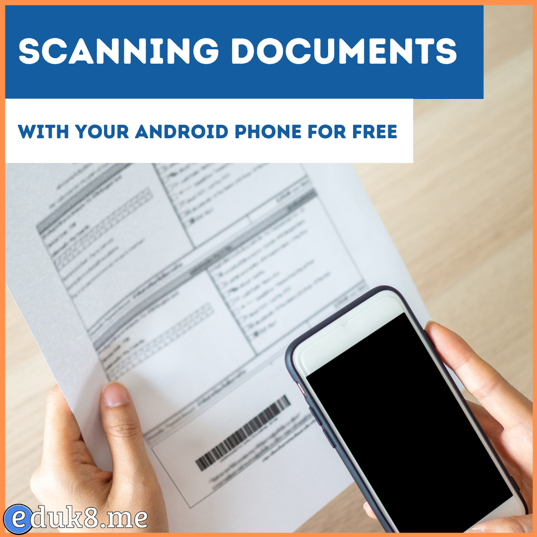 Scanning documents with your Android phone and Google Drive #YouTube