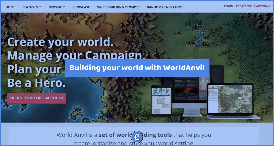 Building your world with WorldAnvil