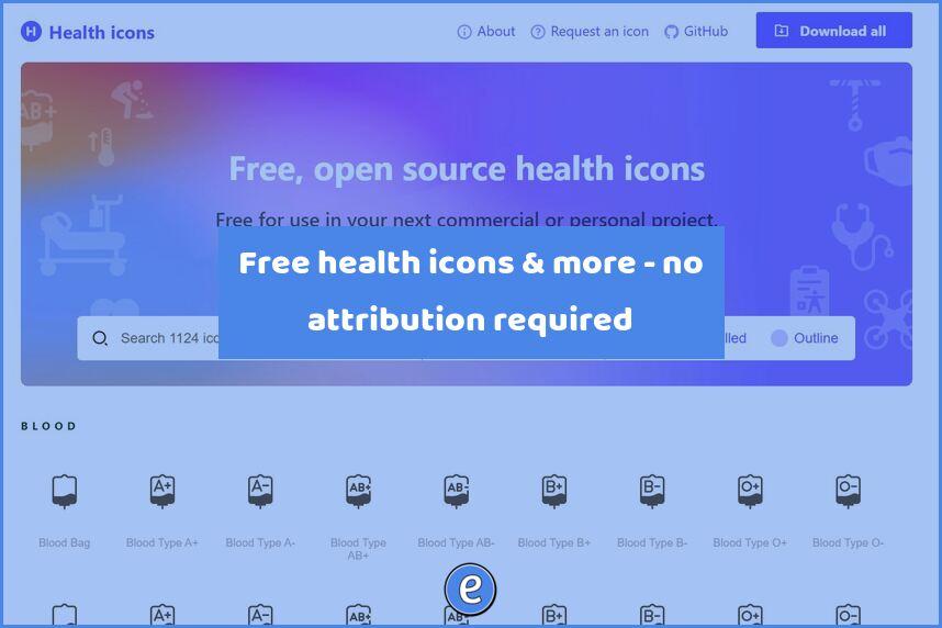 Free health icons & more – no attribution required