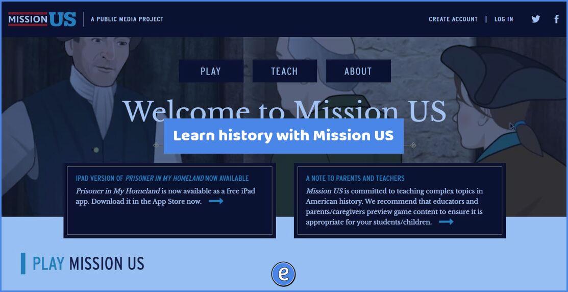Learn history with Mission US