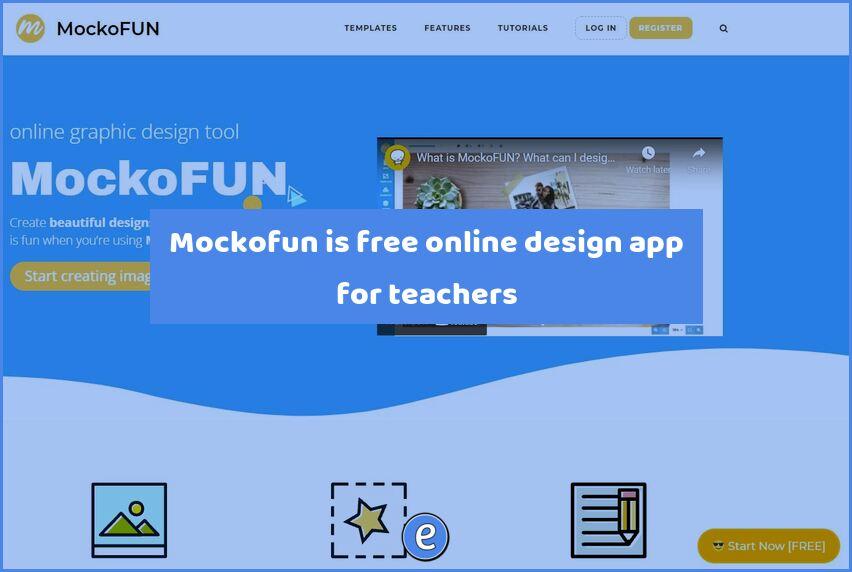 Mockofun is free online design app for teachers