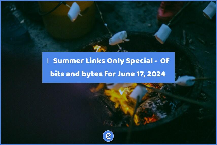 🙋‍♂️ Summer Links Only Special –  Of bits and bytes for June 17, 2024